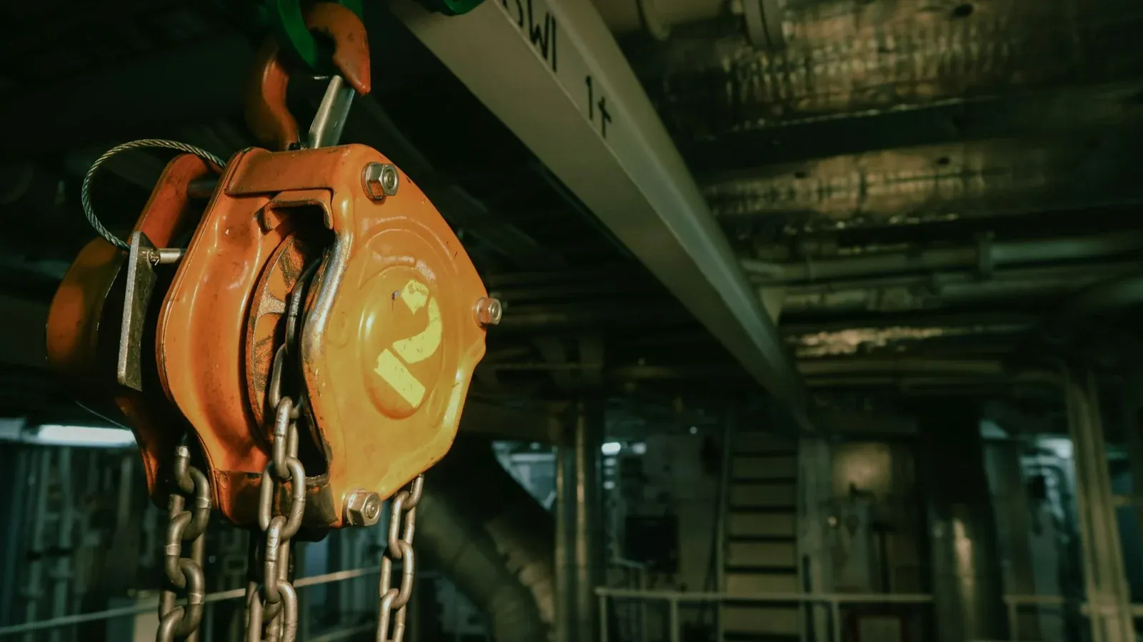 Chain Pulley Block in use